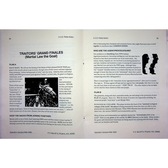 Operation Vampire Killer 2000 Original 1992 Publisher Printing - Picture 7 of 14